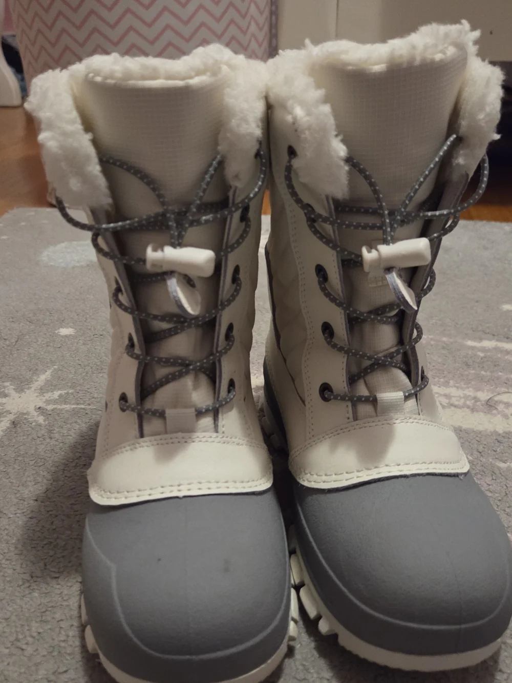 Waterproof Quilted Snow Boots with Faux-Fur Cuff
